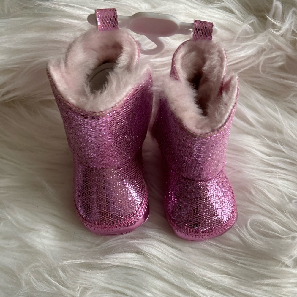 Esprit glitter baby boots with fur